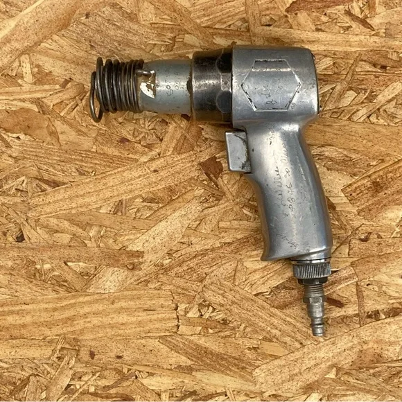 Vintage Black & Decker Pneumatic Power Chisel Silver Metal Unknown Condition - Picture 2 of 6